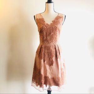 Anthropologie Dusty Rose Cocktail Dress 🌷